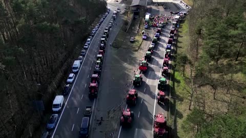 European farmers protests turn fiery in Brussels