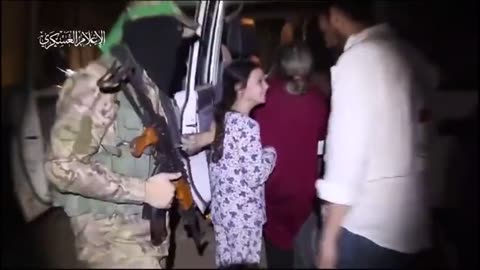 Hamas threatening hostages who were released tonight to “keep waving at the camera”