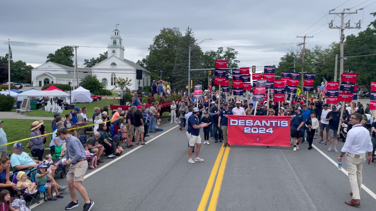 DeSantis Marches In Londonderry Old Home Day Parade Aug. 19, 2023