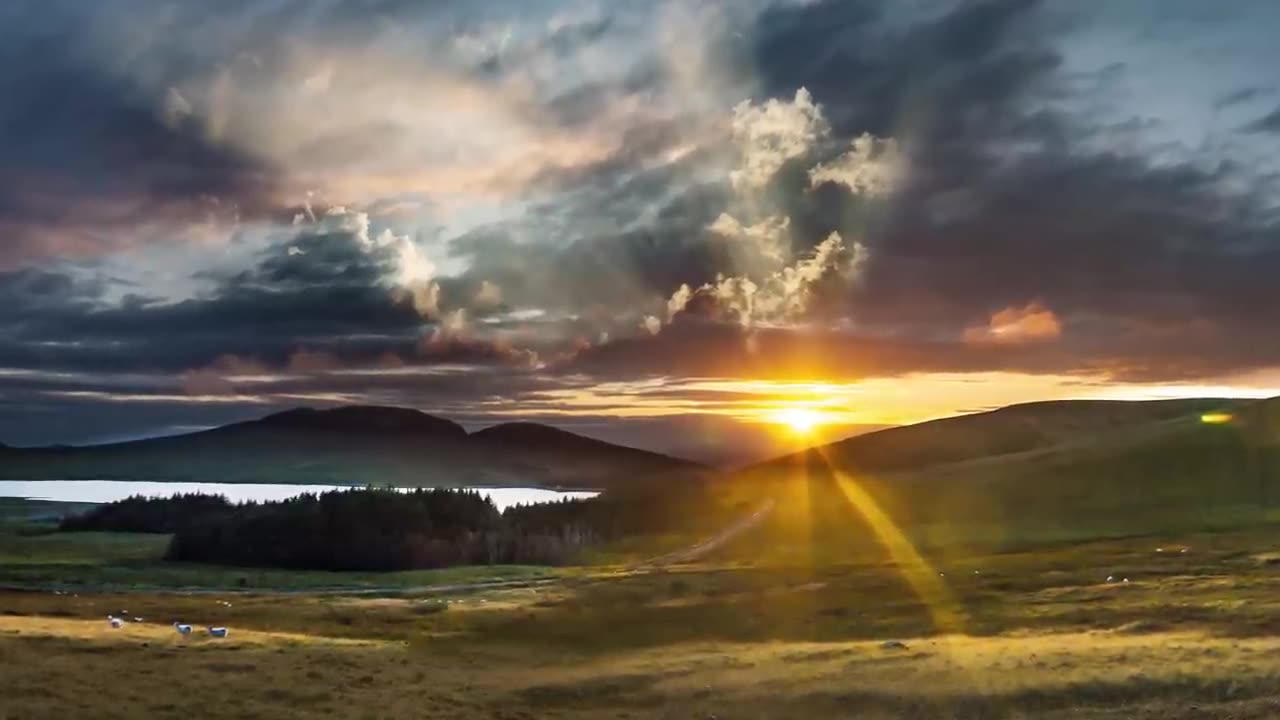 Soothing Irish Music with Beautiful Scenery of Ireland