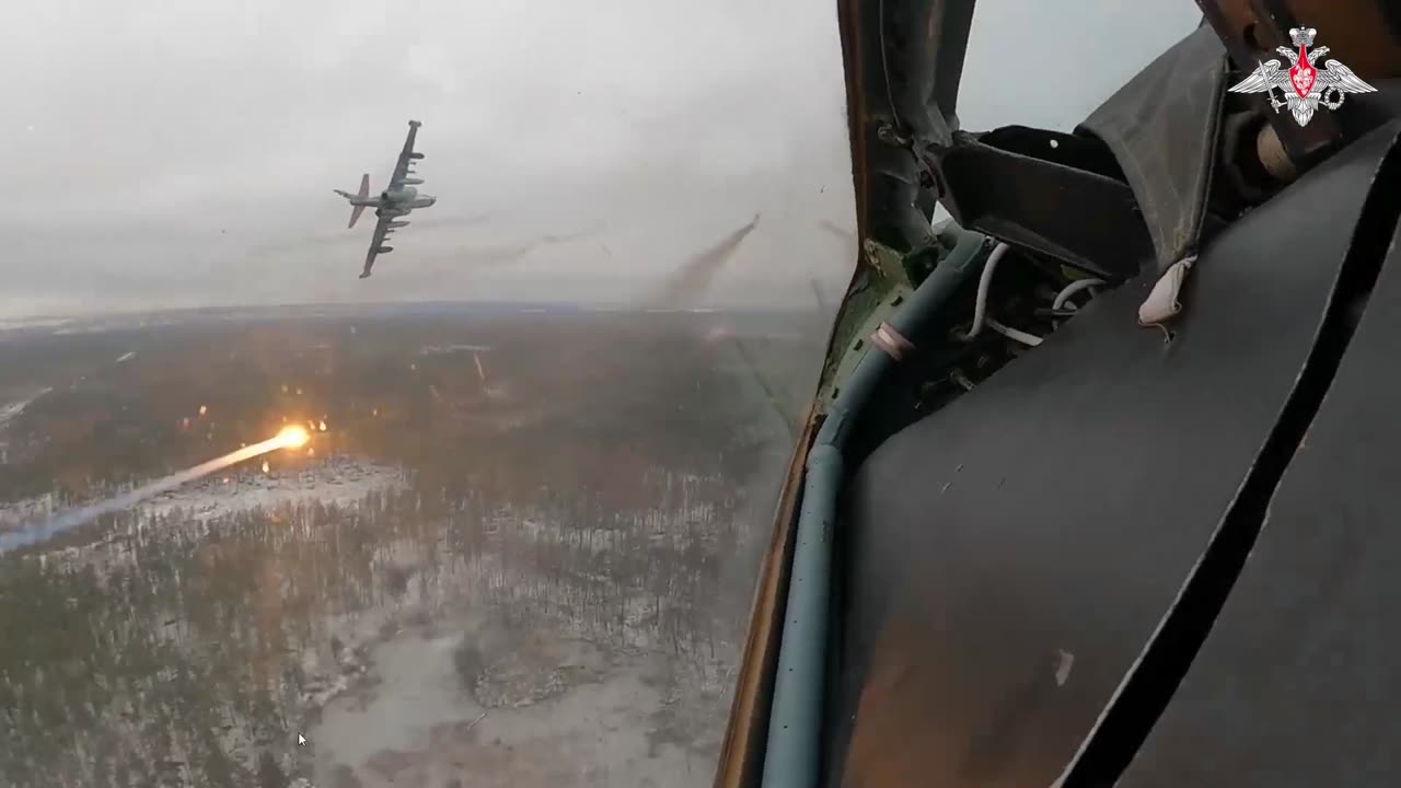 Ground-Attack Aviation Su-25 crews in a combat action