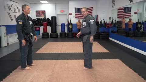 Correcting common errors executing the American Kenpo technique Twirling Hammers