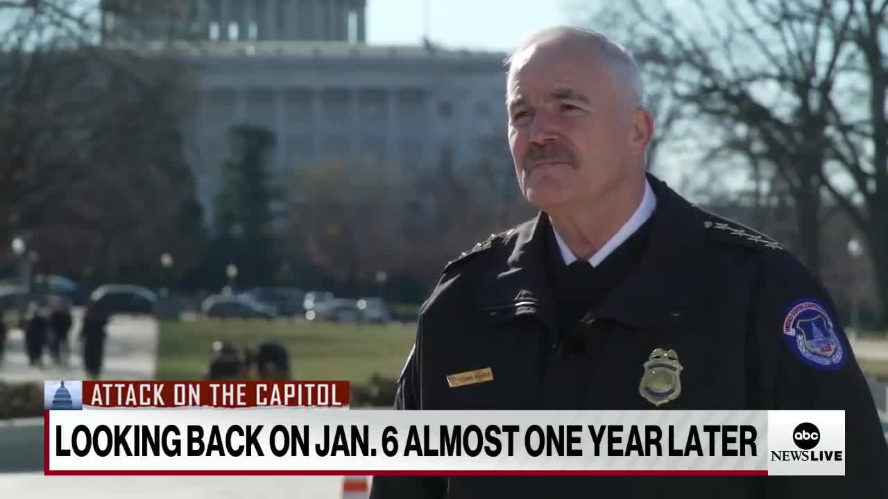 Capitol Police chief on Jan. 6 attack anniversary.....