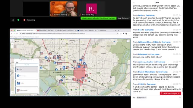 Shutdown DC Leaked Zoom Meeting (Coup Attempt)