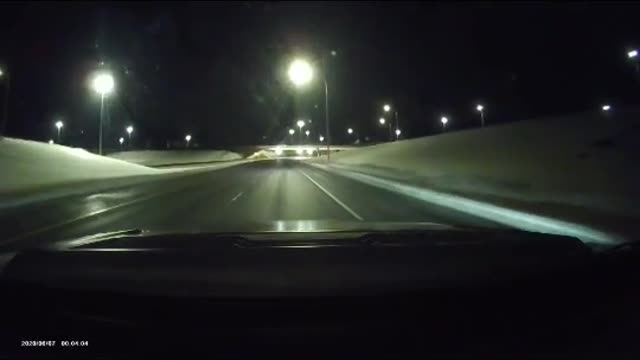 As promised! The dash cam video with his complete reaction!