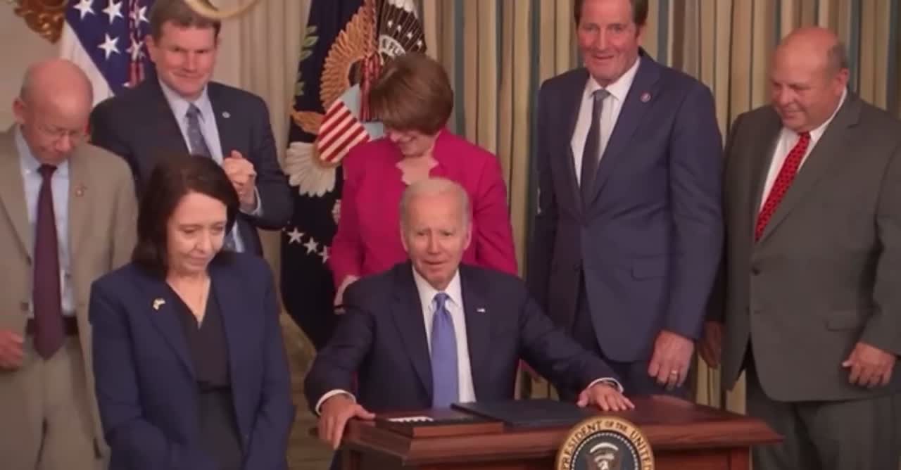 Biden Stares Blankly at Reporter (Read Description)