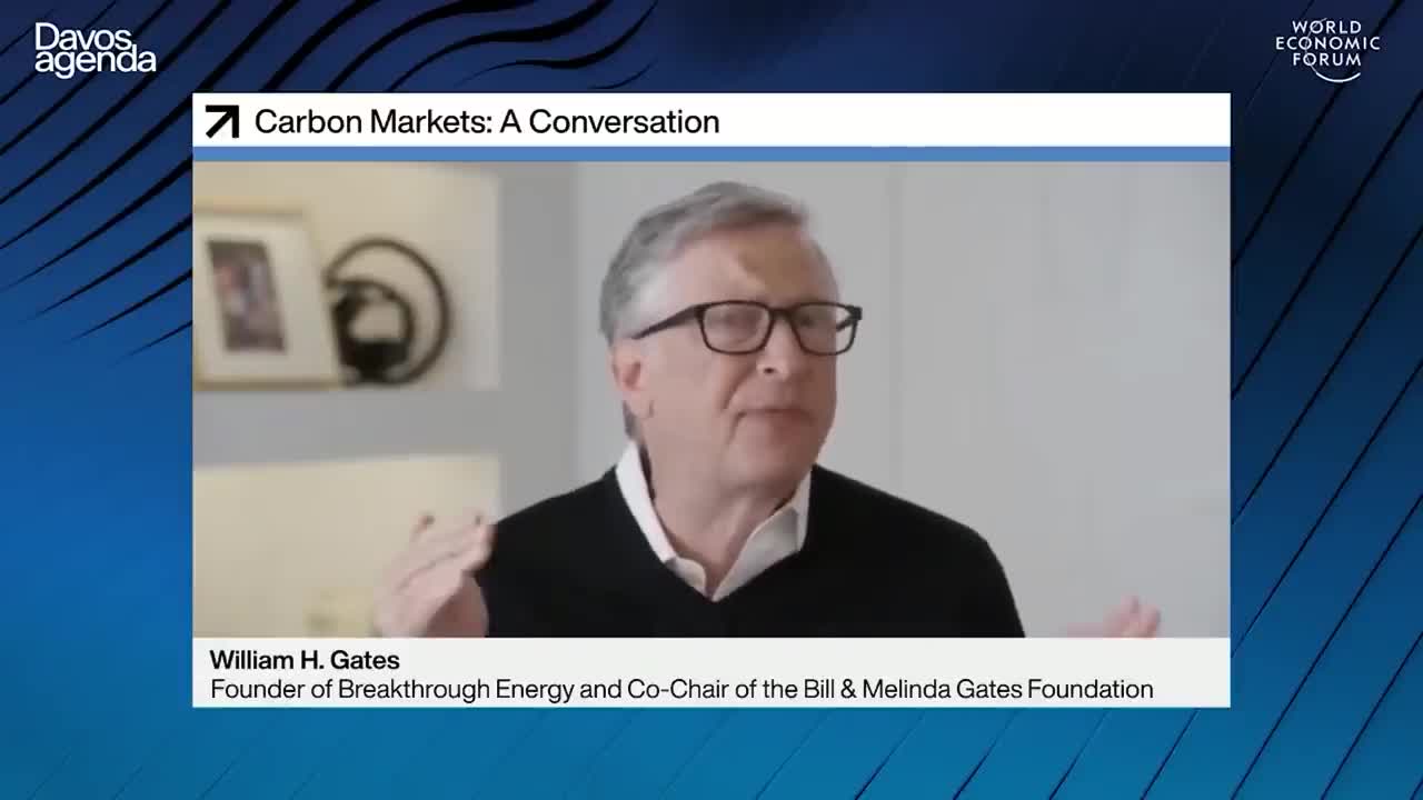 Carbon Markets with Bill Gates, Mark Carney, Annette Nazareth and Bill Winters | DAVOS AGENDA 2021