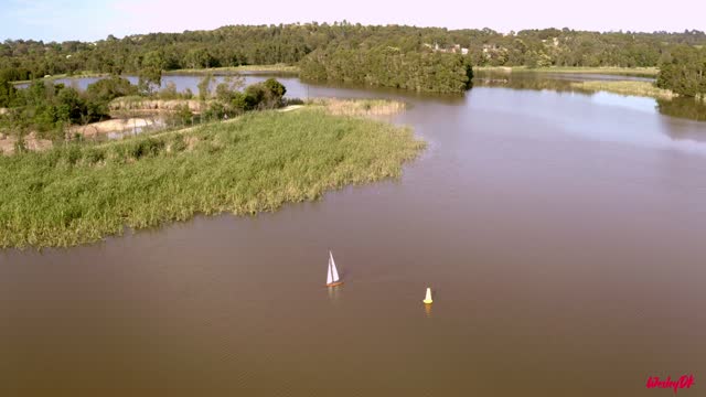 Remote Control Yachts on Lilydale Lake, Victoria, Australia