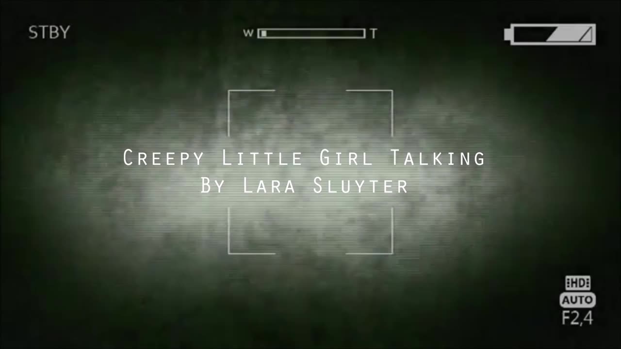 creepy girl talking and whispering to you !beware!