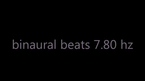 binaural beats 7.80 hz