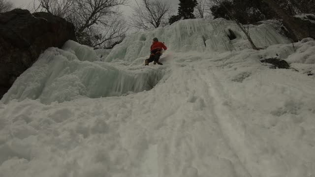 Pat Ice Climbing "Swamp Thing" 3/16/2022