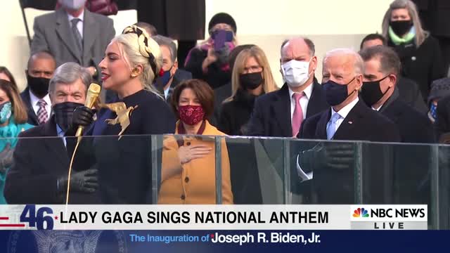 Watch Lady Gaga Perform The National Anthem At Biden’s Inauguration