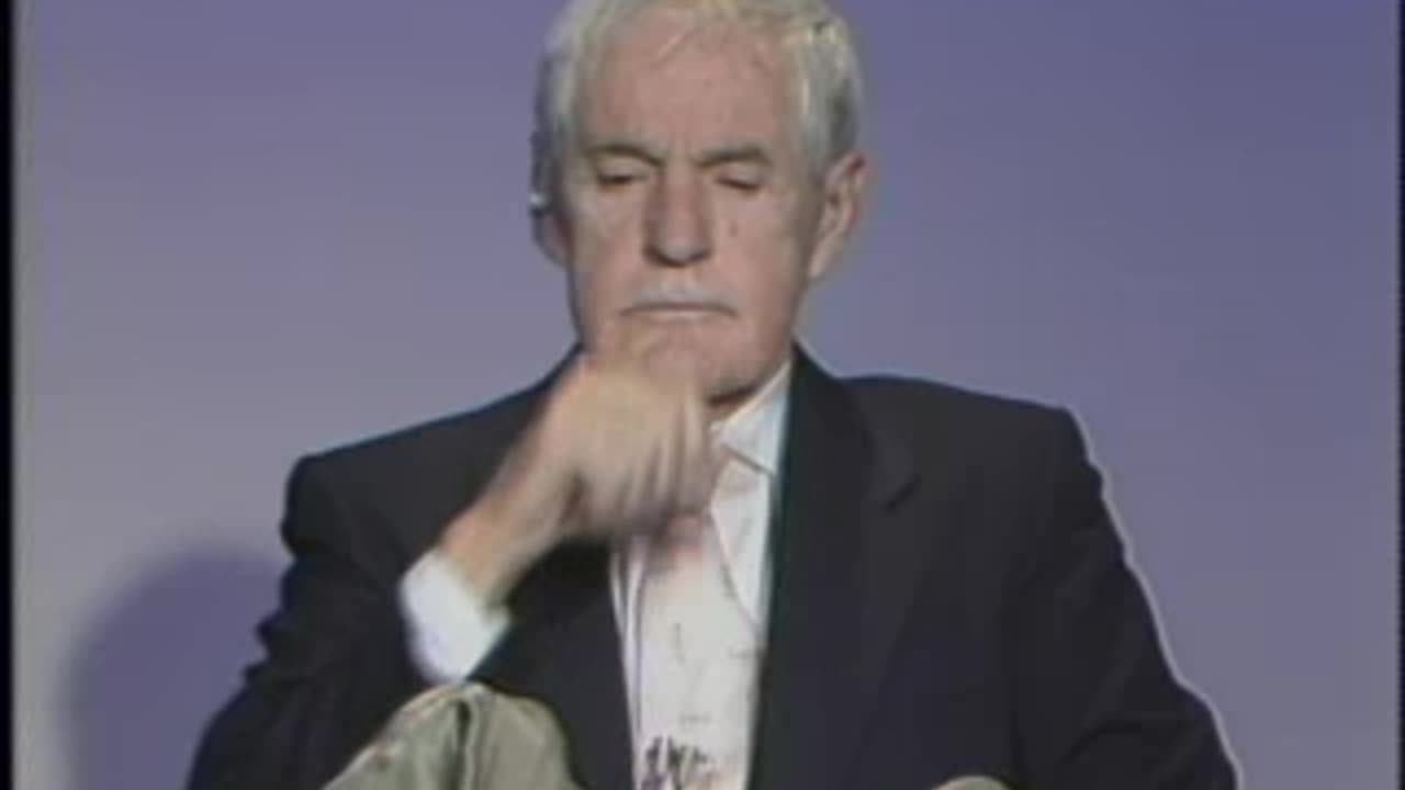 Footage from a live interview with Timothy Leary