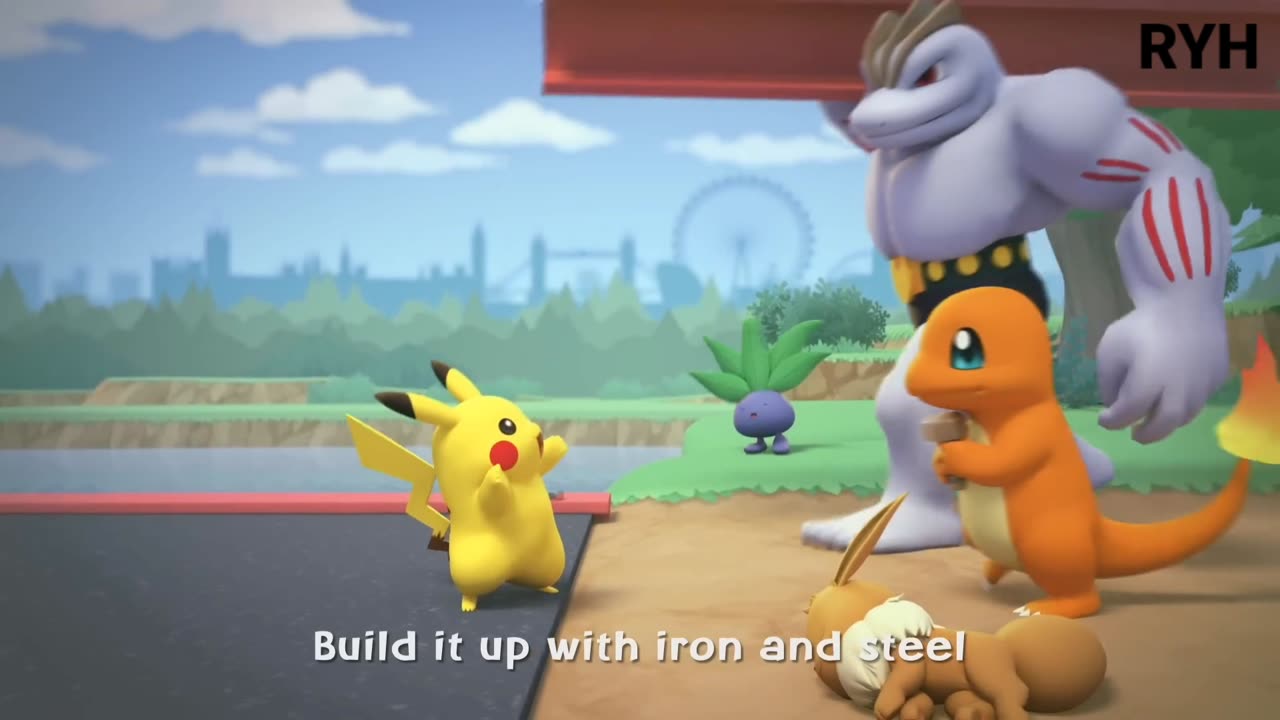 Nursery Rhyme | Kids Song | Pokémon Kids TV #RYH #London Bridge is Falling Down