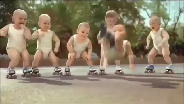 Cute baby dance and funny video