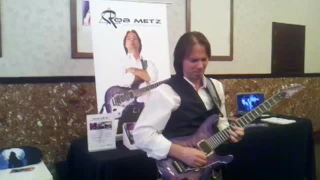 Rob Metz Jamming in the Lincoln Theater Massillon Lobby