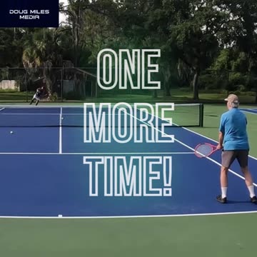 FOREHAND DOWN THE LINE FOR THE WINNER!