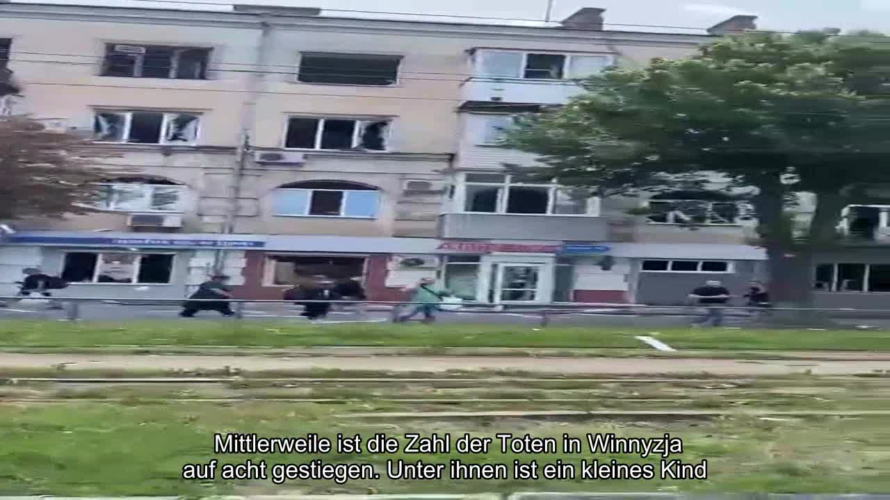 ️ Meanwhile, the number of dead in Vinnytsia has increased to eight. Among them is a small child