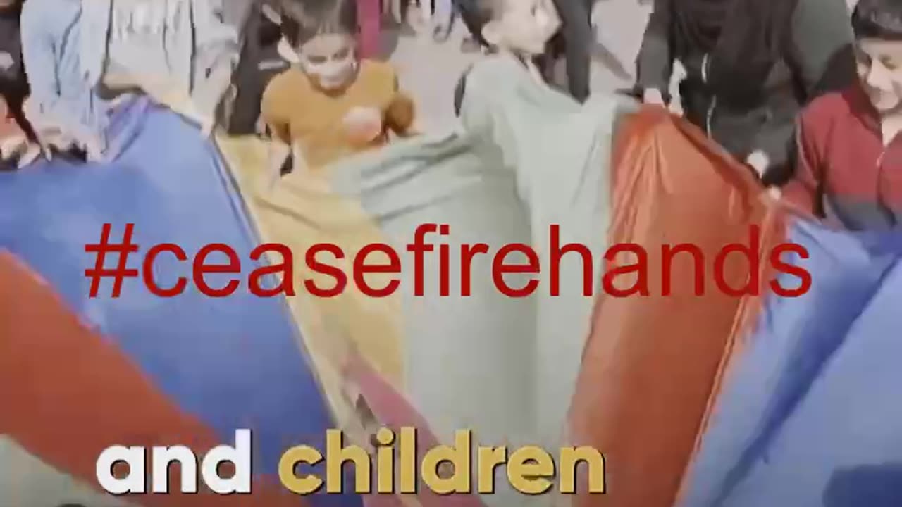 Waffenstillstand für die Kinder in Kriegen! #ceasefirehands