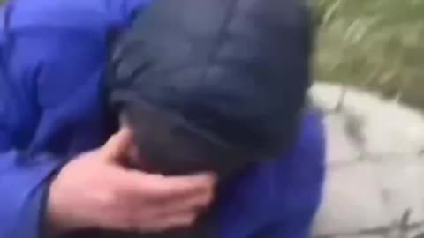 Ukrainian Attacks Elderly Woman Because She's Russian
