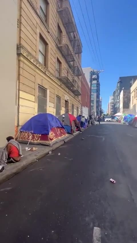 Bizarre scenes out of San Francisco