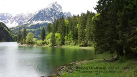 Tageslosung für Montag, den 21. Februar