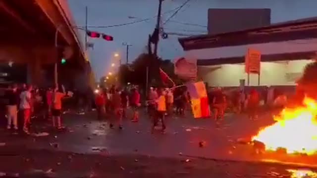 Fires Break Out During Protests In Panama As Food And Gas Prices Continue To Rise