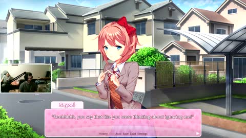 Content Creator Formally Known As Kuddles McKitten Plays Doki Doki Literature Club UNCENSORED