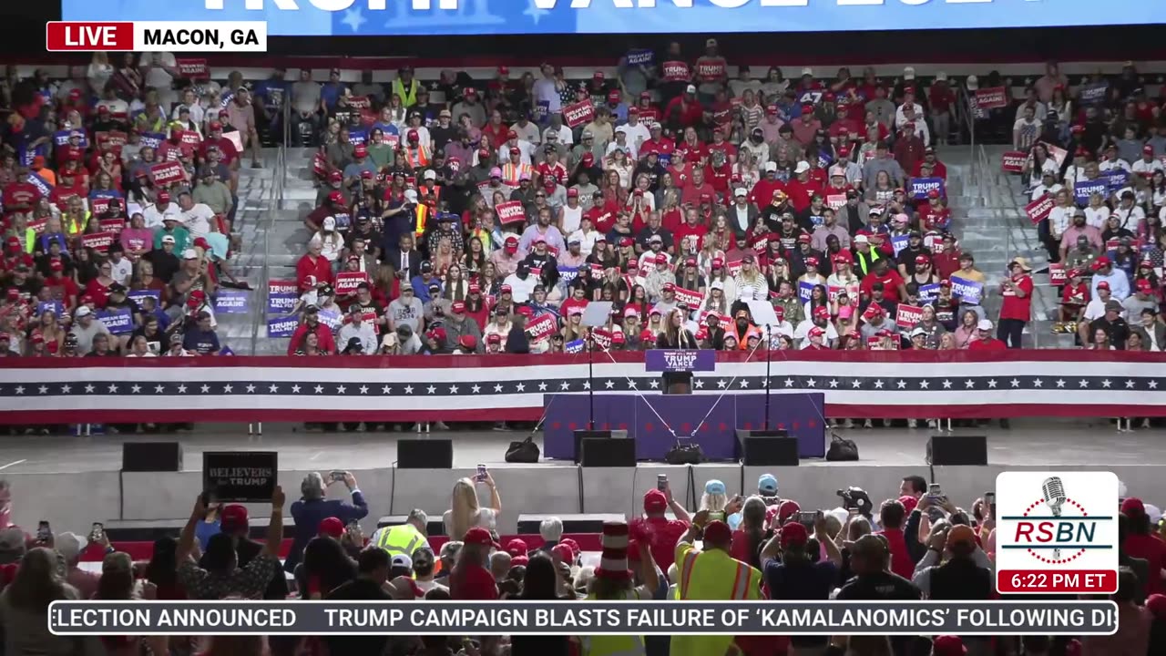 FULL SPEECH: Arkansas Governor Sarah Huckabee Sanders Delivers Remarks in Macon, GA