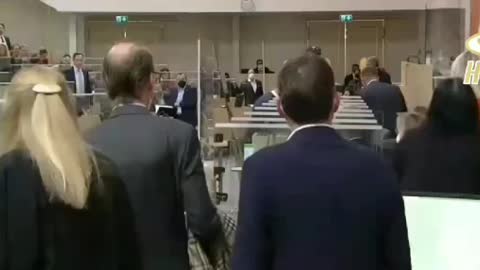 She was talking for the vaccines and ...............