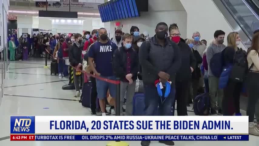 Florida, 20 States Sue The Biden Administration over the mask mandates