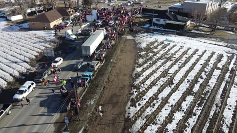 Osoyoos Border Freedom Convoy Feb 19 2022