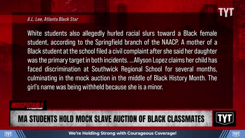 Racism During #BHM : White Students Hold Online Slave Auction Of Black Classmates, Allegedly