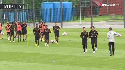 Trening belgijske reprezentacije