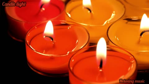 Candle light relaxing and calm music