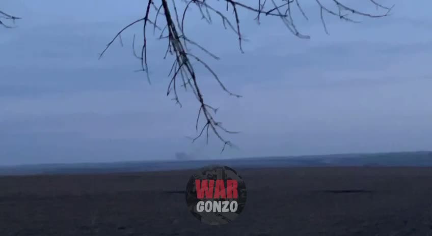 DPR BM-21 MLRS Grad rockets being fired on the Mariupol defenders