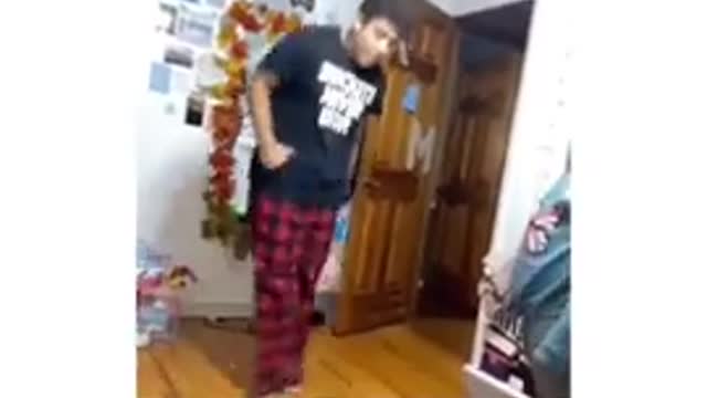 She is on the floor 😹 #shorts#short#funny