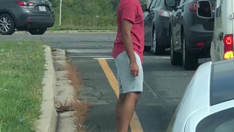 Angry Driver in Ontario