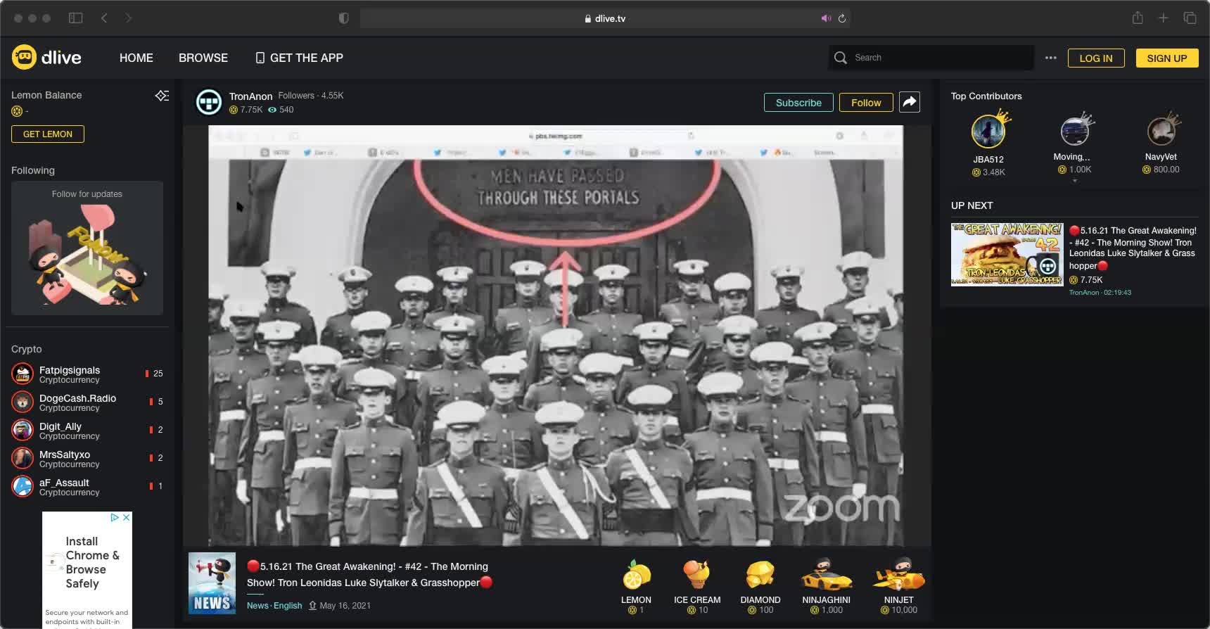 Scavino is on Fire, DJT DESK comms, Tron, Leo, Luke, Grasshopper, The Great Awakening #42