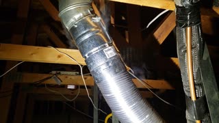 Moisture in an Attic Furnace Vent