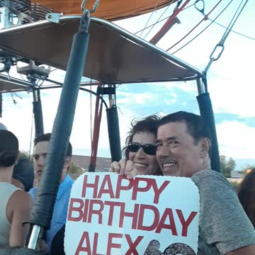 Hot air balloon ride