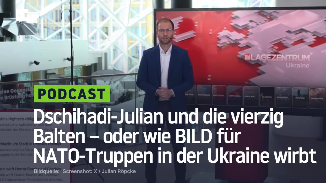 Dschihadi-Julian und die vierzig Balten – oder wie BILD für NATO-Truppen in der Ukraine wirbt