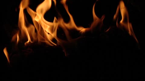 Flames Warm Heat Burn