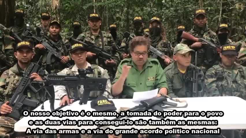 Guerra Civil da Colômbia comunicado das FARC-EP Segunda Marquetalia