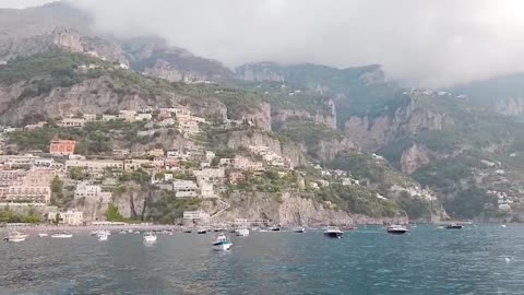 On board Positano