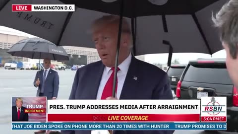 Trump Speaks after being Federally Indicted in DC