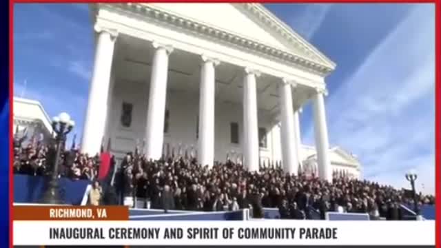 Winsome Sears greeted as a conquering hero by inauguration crowd in Virginia.