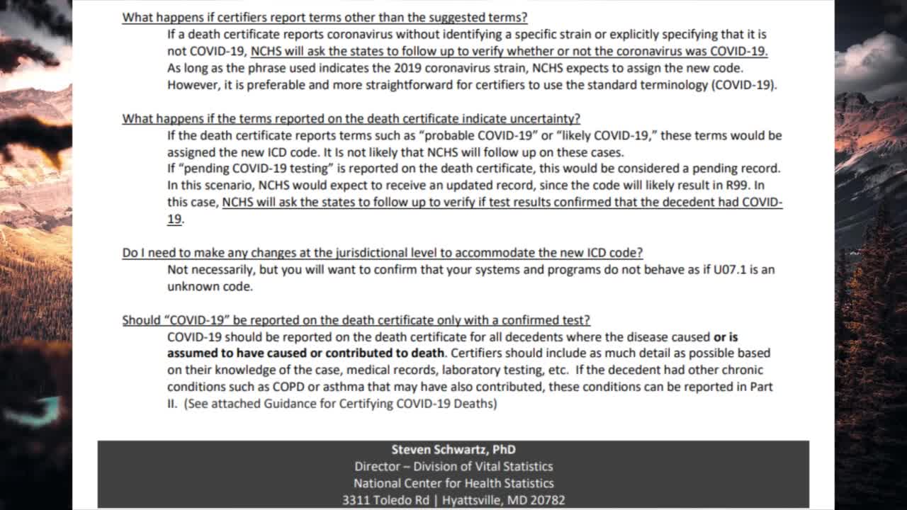 Open Canuck Theist 11 - Numbers prove Covid deaths are a lie