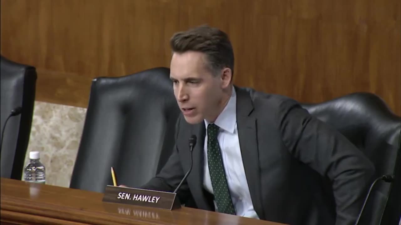 Climate Agenda Shredded By A Few Simple Questions From Josh Hawley