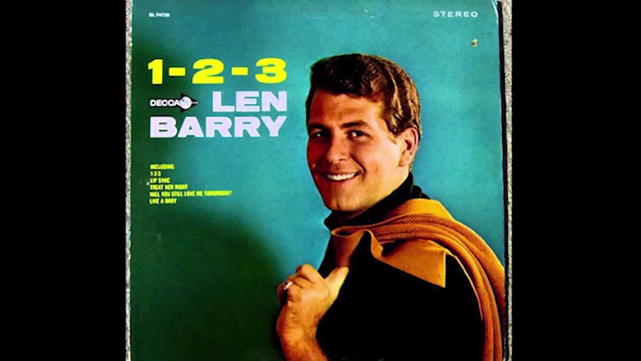 MY COVER OF "1, 2, 3" FROM LEN BARRY